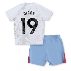 Aston Villa Moussa Diaby #19 Dětské Venkovní dres komplet 2023-24 Krátký Rukáv (+ trenýrky)